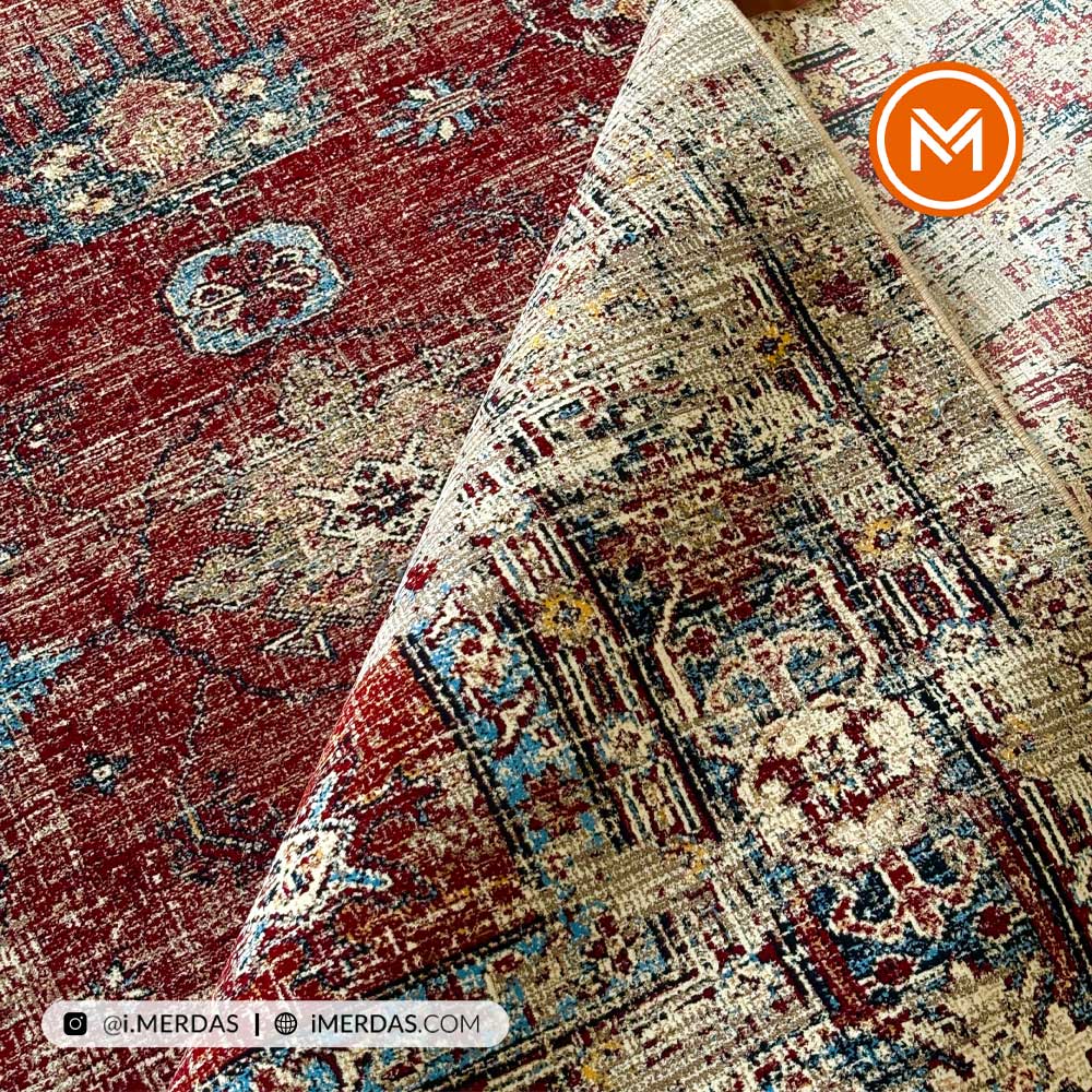 فرش وینتیج کد A1037 زمینه تمام رنگ